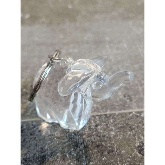 Clear elephant keychains toy figure accessory - Picture 3 of 6